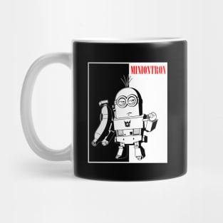 Funny Cute Robot Villain Parody Toy Box Design Parody Mug